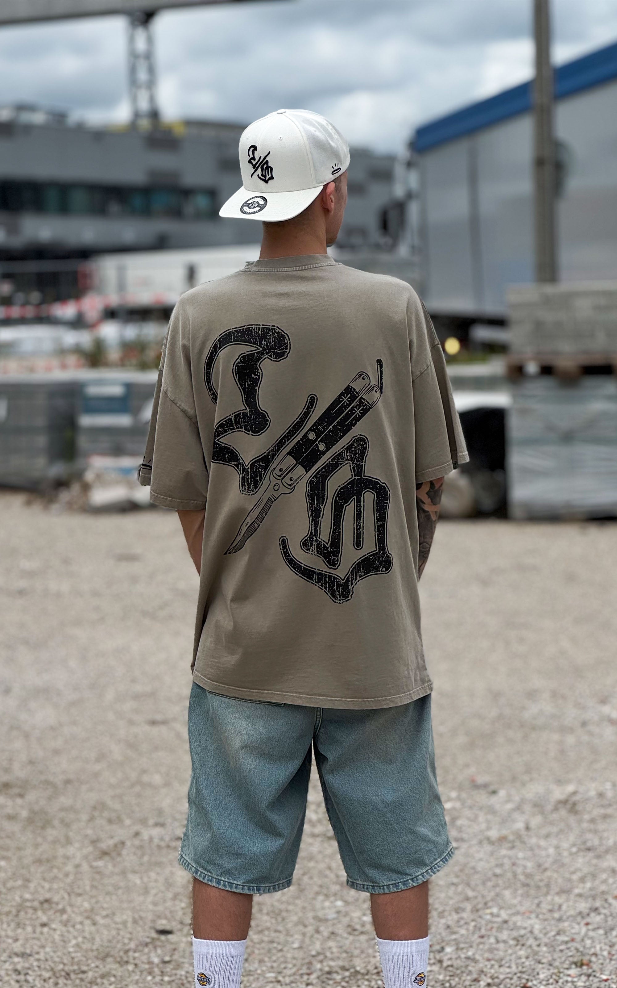 Collection of Lost Script - Heavy Oversized Tee 240GSM in a gallery layout