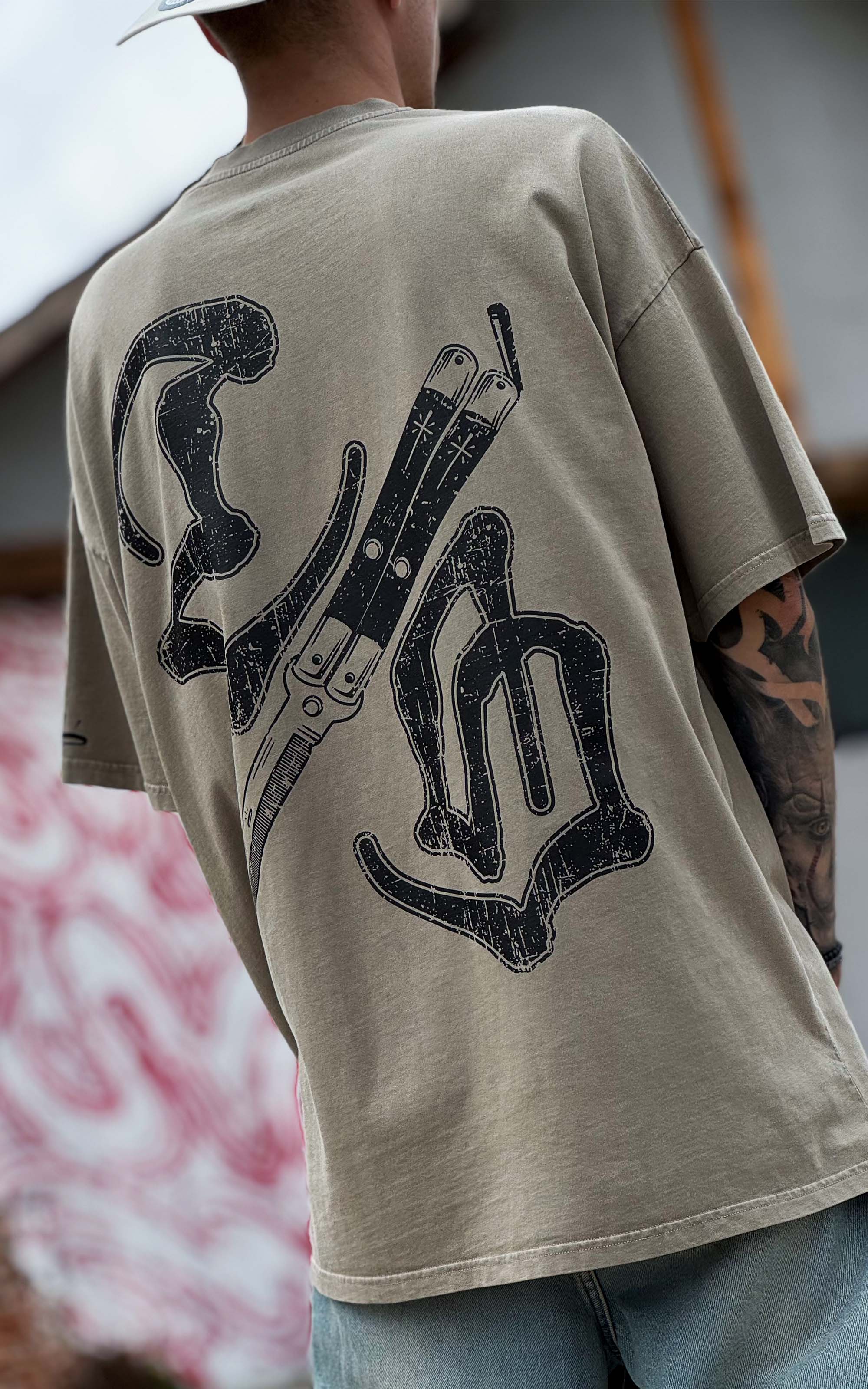 Collection of Lost Script - Heavy Oversized Tee 240GSM in a gallery layout