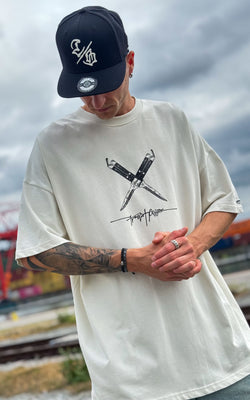 Collection of Lost Script - Heavy Oversized Tee 240GSM in a gallery layout