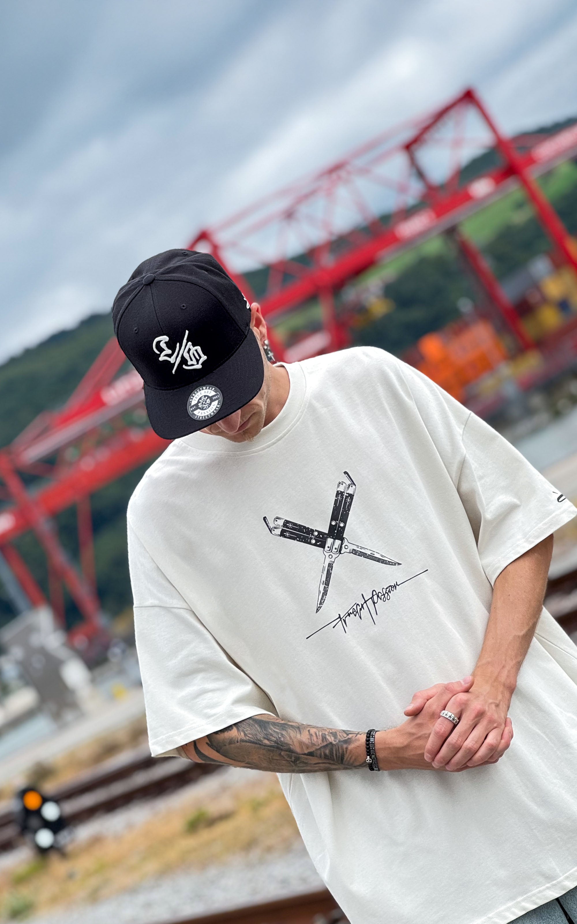 Collection of Lost Script - Heavy Oversized Tee 240GSM in a gallery layout