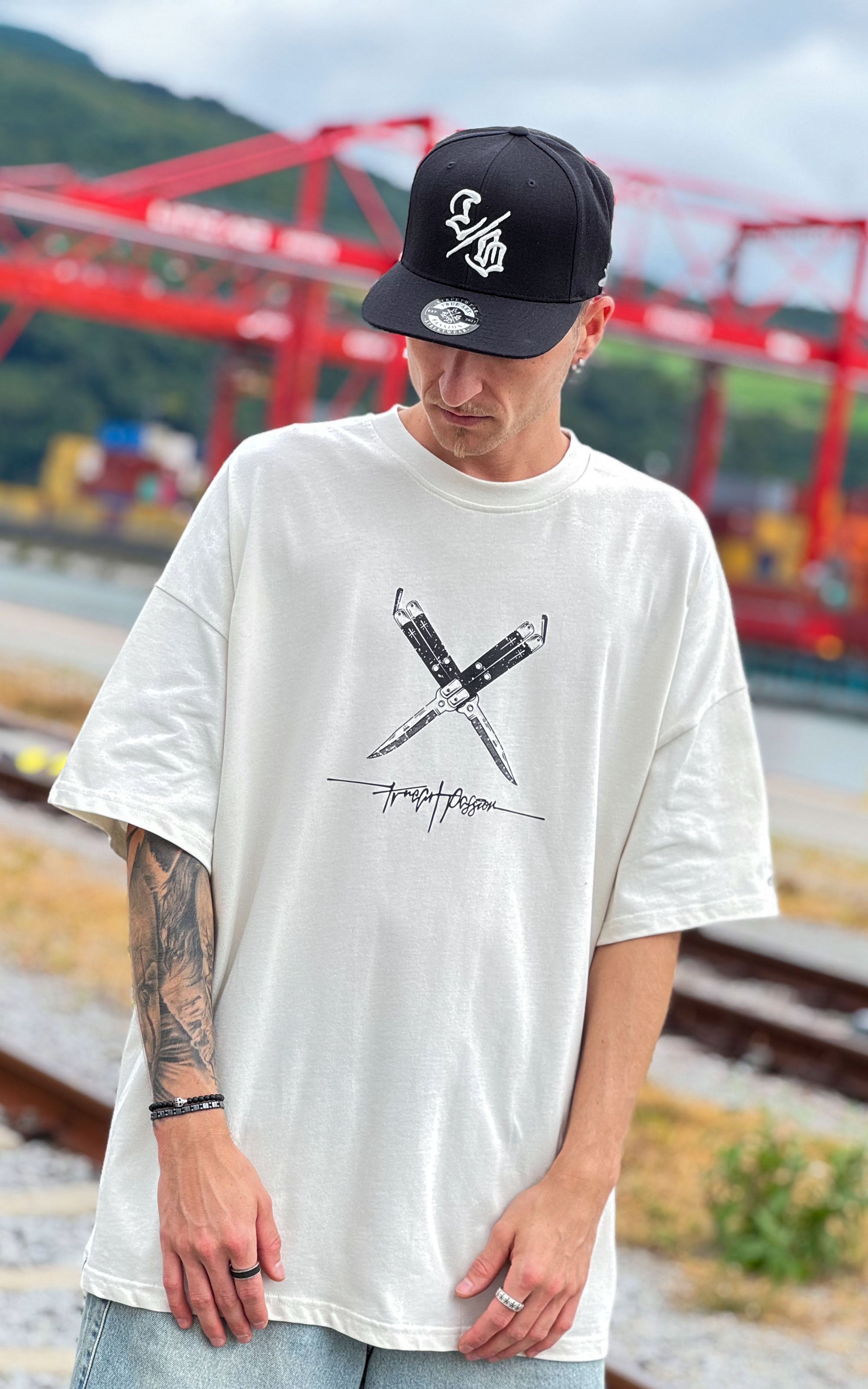 Collection of Lost Script - Heavy Oversized Tee 240GSM in a gallery layout