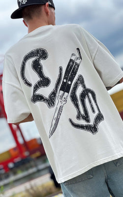 Collection of Lost Script - Heavy Oversized Tee 240GSM in a gallery layout