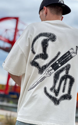 Collection of Lost Script - Heavy Oversized Tee 240GSM in a gallery layout