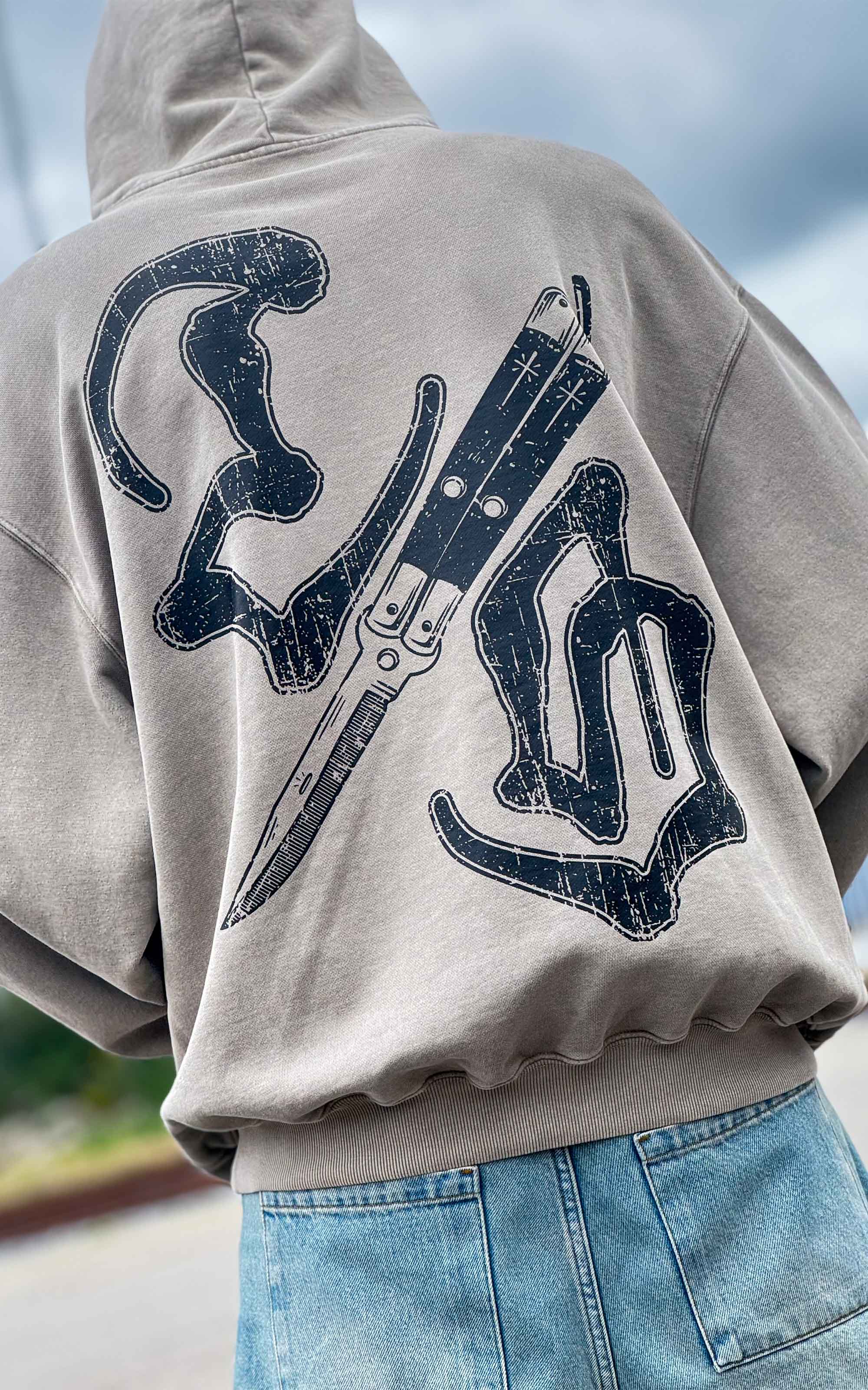 Collection of Lost Script - Heavy Oversized Hoodie 460GSM in a gallery layout