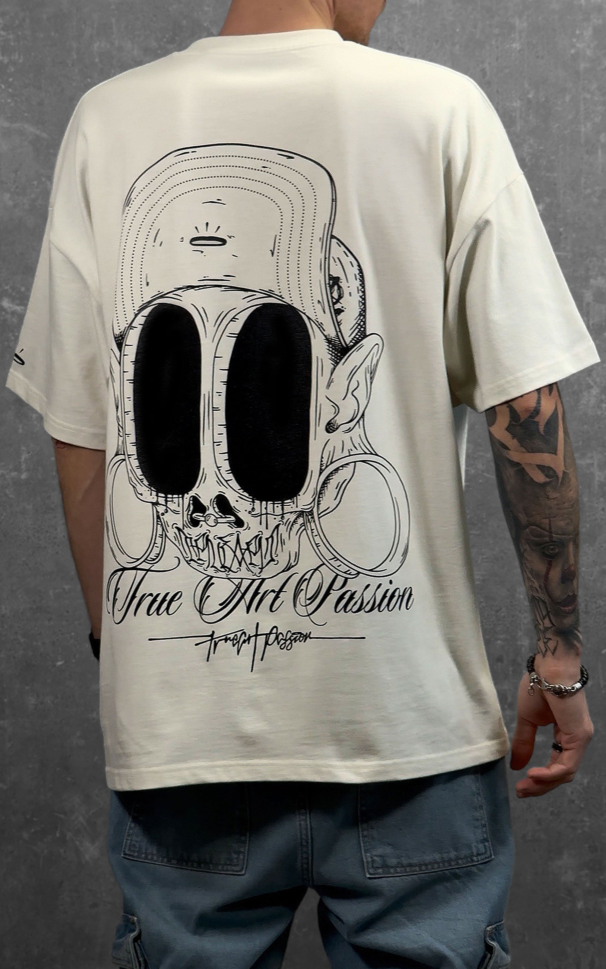 Collection of Trust Head - Heavy Oversized Tee 240GSM in a gallery layout